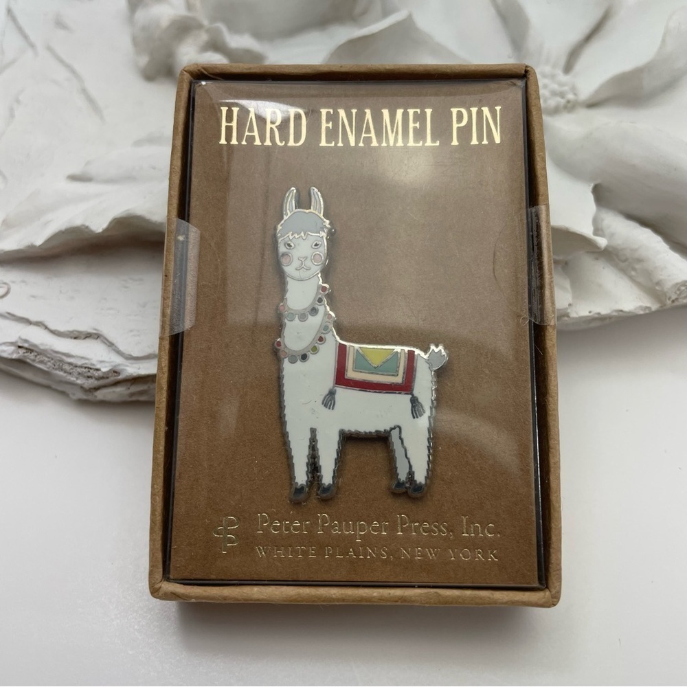 Llama Enamel Pin NWT